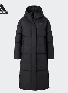 Adidas/阿迪达斯正品新款女士经典保暖休闲面包羽绒服JV6197