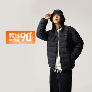 羽绒服AYMU323 简约休闲轻薄保暖宽松短款 李宁正品 VITAL系列男女款