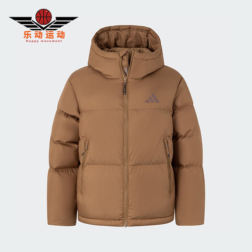 阿迪达斯女士复古户外保暖羽绒服