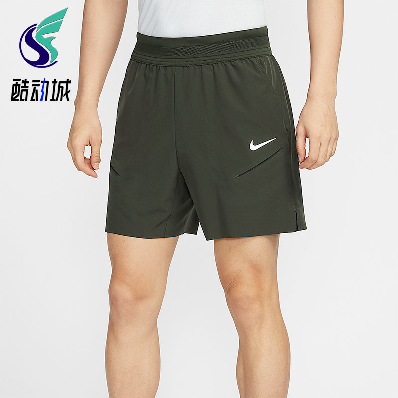 Nike/耐克正品Dri-FIT 男士口袋设计梭织经典网球短裤FZ6938-355