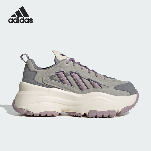 Adidas/阿迪达斯正品OZGAIA W女士经典厚底绑带老爹鞋JS1658