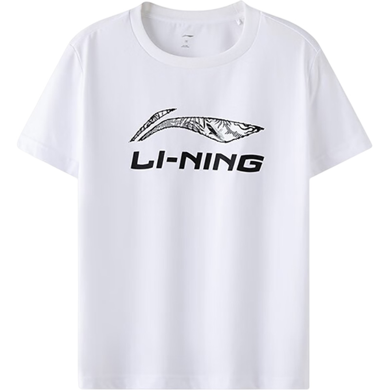 Lining/李宁正品新款男子时尚宽松休闲运动短袖T恤ATST633