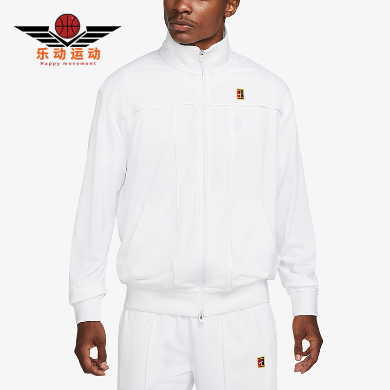 Nike/耐克正品新款男士加绒网球运动针织经典夹克外套DC2566-100