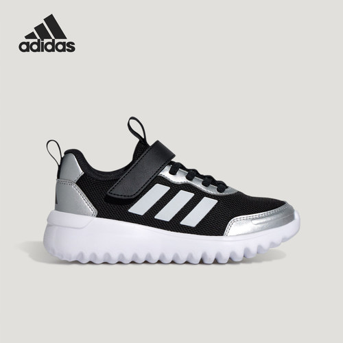 Adidas/阿迪达斯正品PLAYFLOW EL儿童日常魔术贴耐磨休闲鞋KJ0770