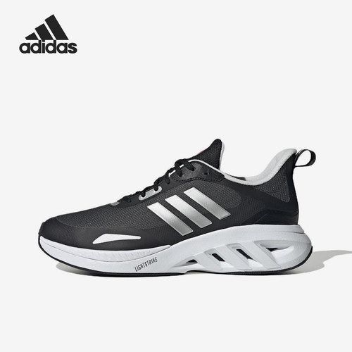 Adidas/阿迪达斯正品四季款男女透气耐磨简约回弹跑步鞋JS3432