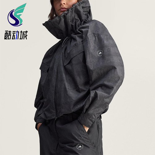 Adidas/阿迪达斯正品ITEM JKTP女士印花梭织大口袋运动外套JV7035