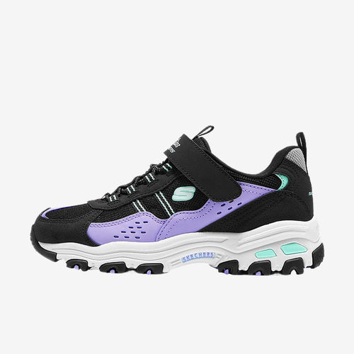 Skechers斯凯奇正品儿童时尚潮流运动休闲低帮休闲鞋319074L-BKLV