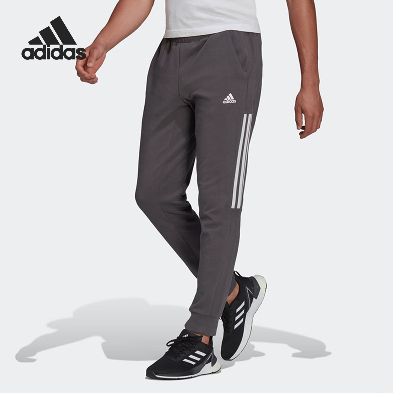 Adidas/阿迪达斯正品秋冬新款男士运动条纹束脚长裤HC0648,运动服/休闲服装,运动长裤,淘宝优惠券,粉丝福利购,淘宝优惠卷