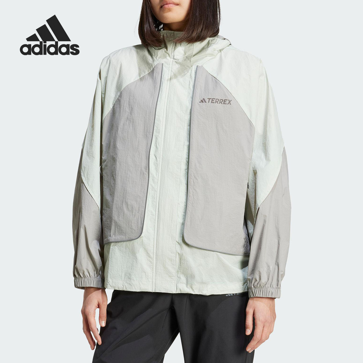 Adidas/阿迪达斯正品2025新款女士户外经典连帽拼接外套KA5151,运动服/休闲服装,运动茄克/外套,淘宝优惠券,粉丝福利购,淘宝优惠卷