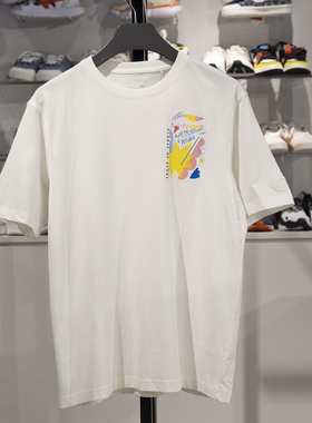 李宁正品运动潮流系列男女款吸汗舒适透气运动短袖T恤AHST449-6