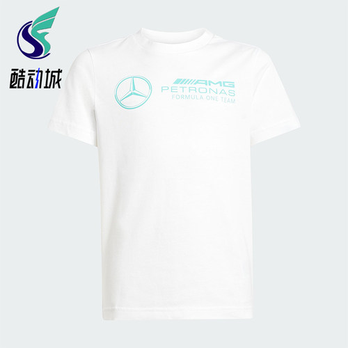 Adidas/阿迪达斯正品2025新款大童透气经典休闲运动短袖JZ0900