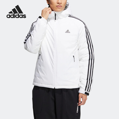 Adidas/阿迪达斯正品当季新款男子连帽保暖羽绒服HN2122
