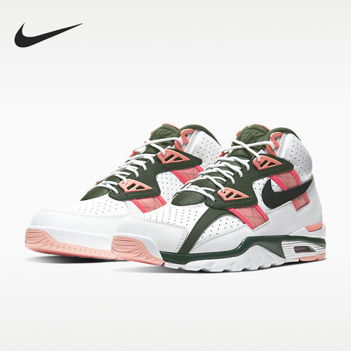 Nike耐克正品Air Trainer SC Pink Green男款训练鞋CU6672-100