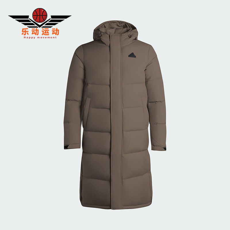 Adidas/阿迪达斯正品LONG DOWN JACKET2男女保暖长款羽绒服KF6743