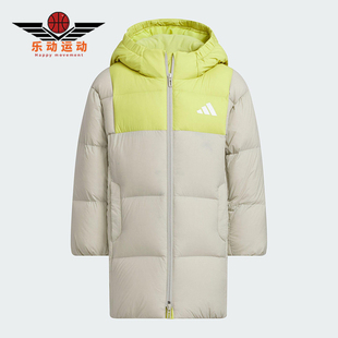 大童运动连帽拒水防风保暖羽绒服KB5126 冬季 Adidas 阿迪达斯正品