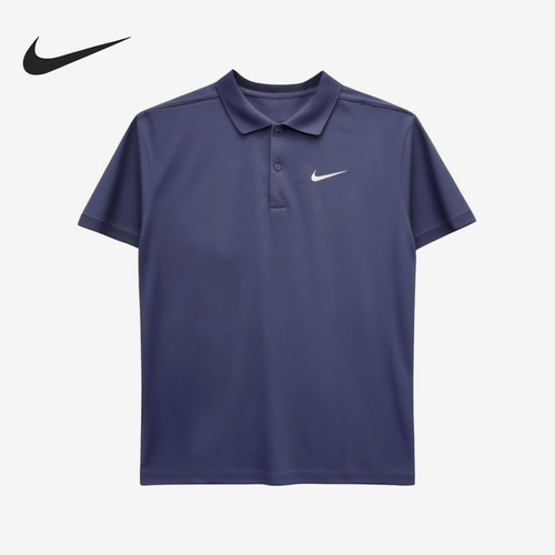 Nike/耐克正品Sportswear新款深蓝白色经典短袖POLO衫DD8373-451