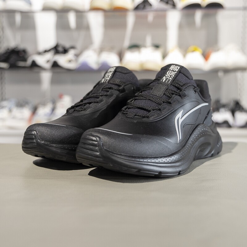 李宁正品流云男子潮流百搭减震回弹低帮耐磨休闲慢跑鞋ARSV043-7