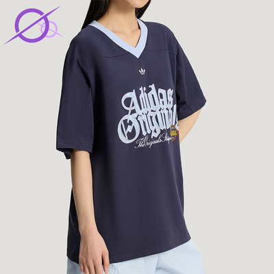 Adidas/阿迪达斯正品三叶草女士针织经典日常运动短袖T恤KT3063
