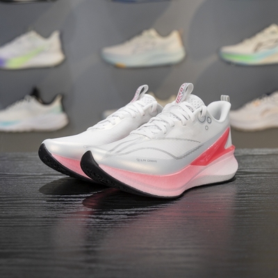 李宁正品赤兔8 PRO女子防泼水轻量竞速训练低帮跑步鞋ARPV016-1