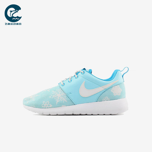 Nike/耐克正品Roshe One Print GS女子大童跑步鞋677784-401