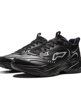 李宁正品LN DEFENDER男子减震耐磨加绒保暖中帮运动休闲鞋AGCV395