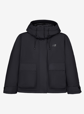 New Balance/NB正品冬季新款女子户外运动连帽羽绒服AWJ44316-BK