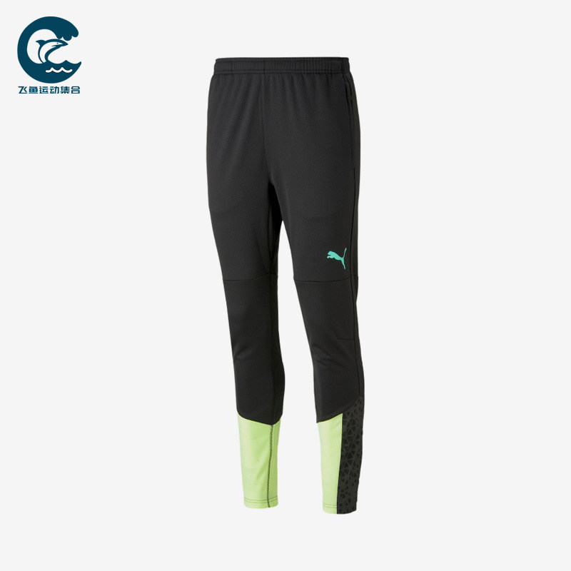 Puma/彪马正品2025男士耐穿拼接印花足球透气运动长裤658295-51