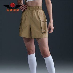HM6983 Nike 短裤 2025女士日常松紧腰透气耐穿工装 297 耐克正品