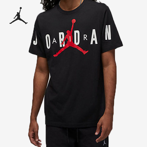 Nike/耐克正品JORDAN男子运动健身休闲圆领短袖T恤DV1446-010