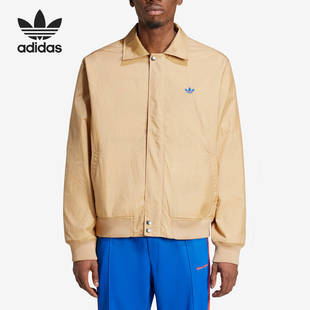 翻领宽松经典 三叶草男士 夹克外套IW3601 阿迪达斯正品 Adidas