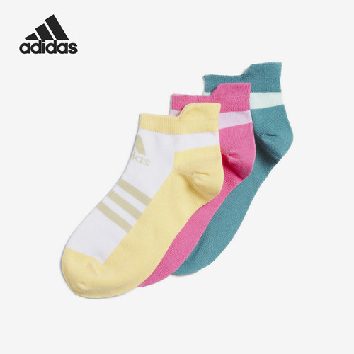 Adidas/阿迪达斯正品当季新款儿童时尚短袜三双装IM5210
