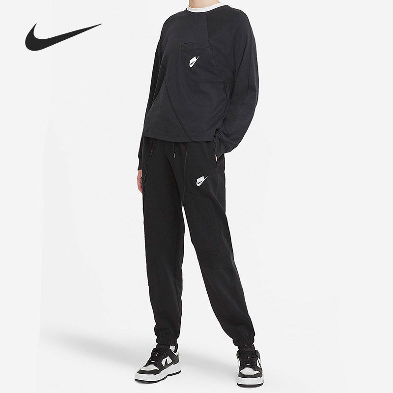 Nike/耐克正品女子运动裤当季新款收口侧拉链长裤 DC5283-010