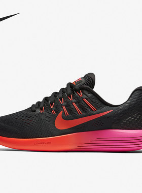 Nike/耐克正品LUNARGLIDE 8代登月女子飞线跑步鞋843726-006