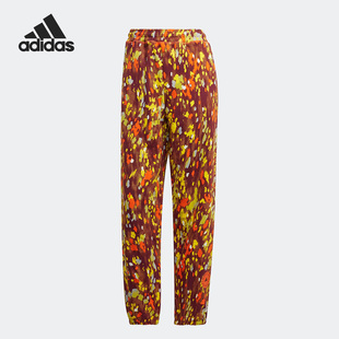 女子休闲运动印花束脚长裤 SMC秋季 HG2003 阿迪达斯正品 Adidas