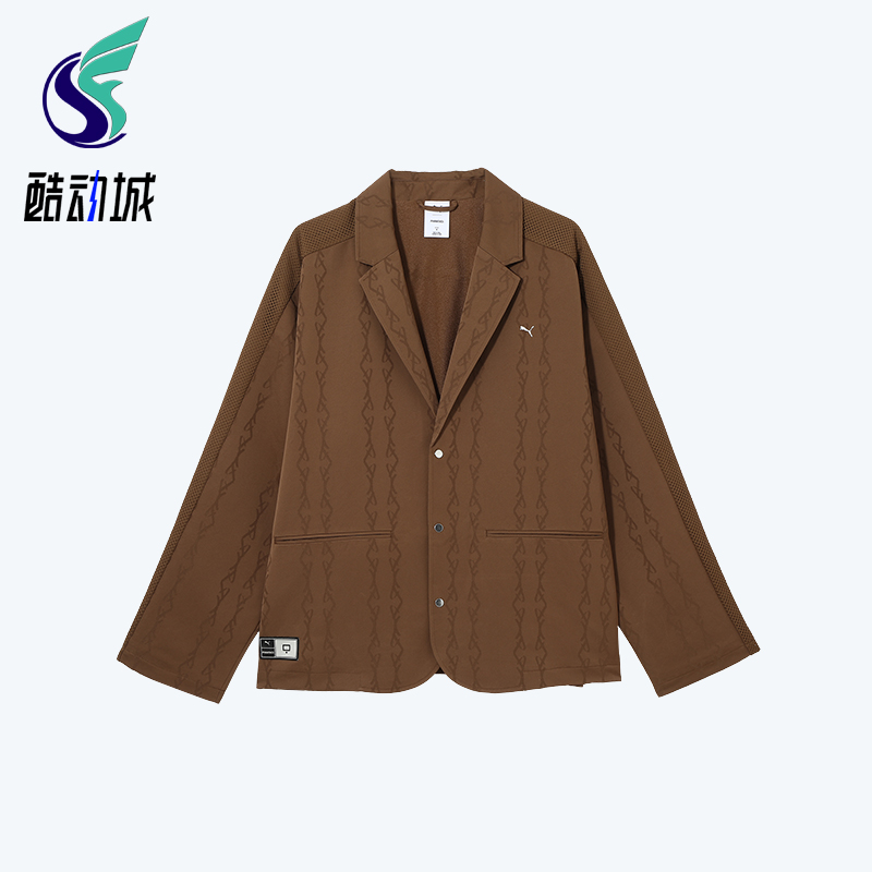 Puma/彪马正品2025新款男士时尚潮流经典复古西装外套631401-65