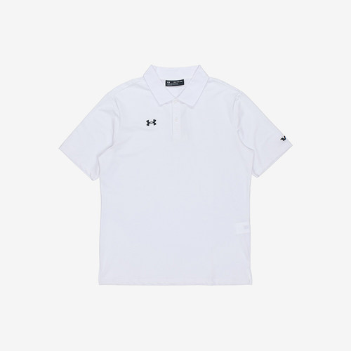 UA/安德玛正品运动男士宽松舒适简约经典短袖POLO衫21500536-100