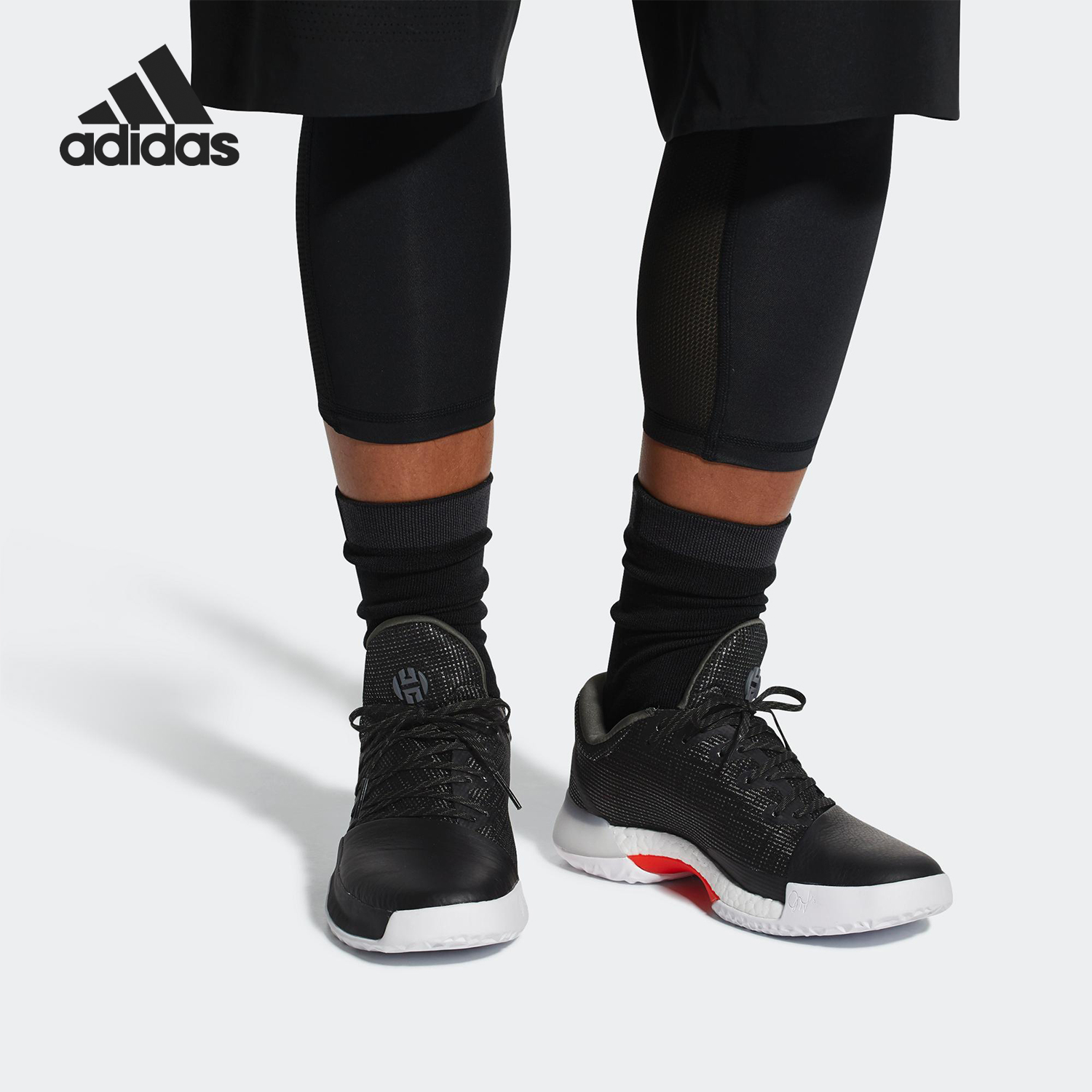 Adidas/阿迪达斯正品 男鞋春季哈登 场上实战运动篮球鞋AH2116