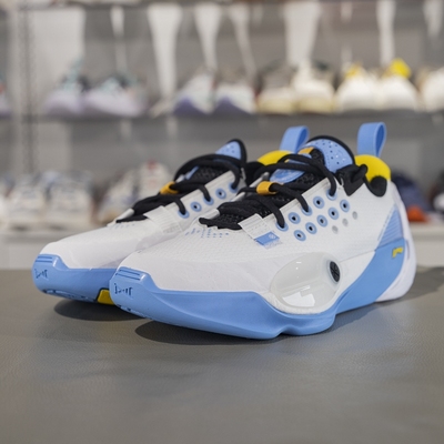 李宁正品新款WADE ALL CITY男小大童防滑稳定支撑篮球鞋YKBV010-3