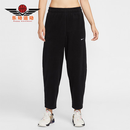 Nike/耐克正品One Therma-FIT女士透气中腰摇粒绒长裤HV3708-010