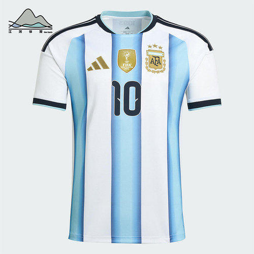 Adidas/阿迪达斯正品阿根廷男士针织修身圆领足球运动T恤KA8117