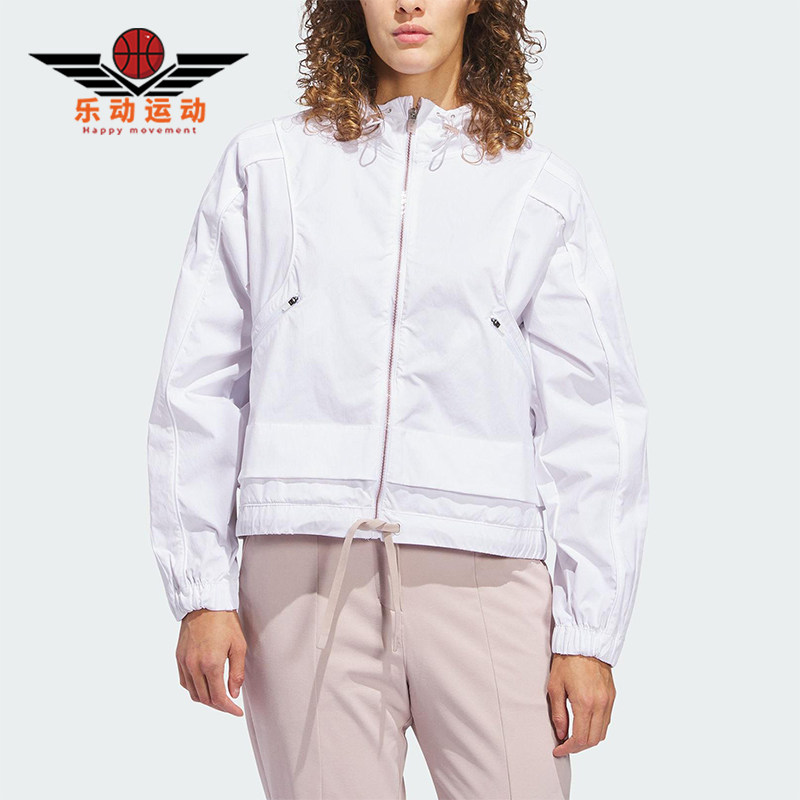 Adidas/阿迪达斯正品W BTC FZ HDY女士高尔夫运动外套JC9253