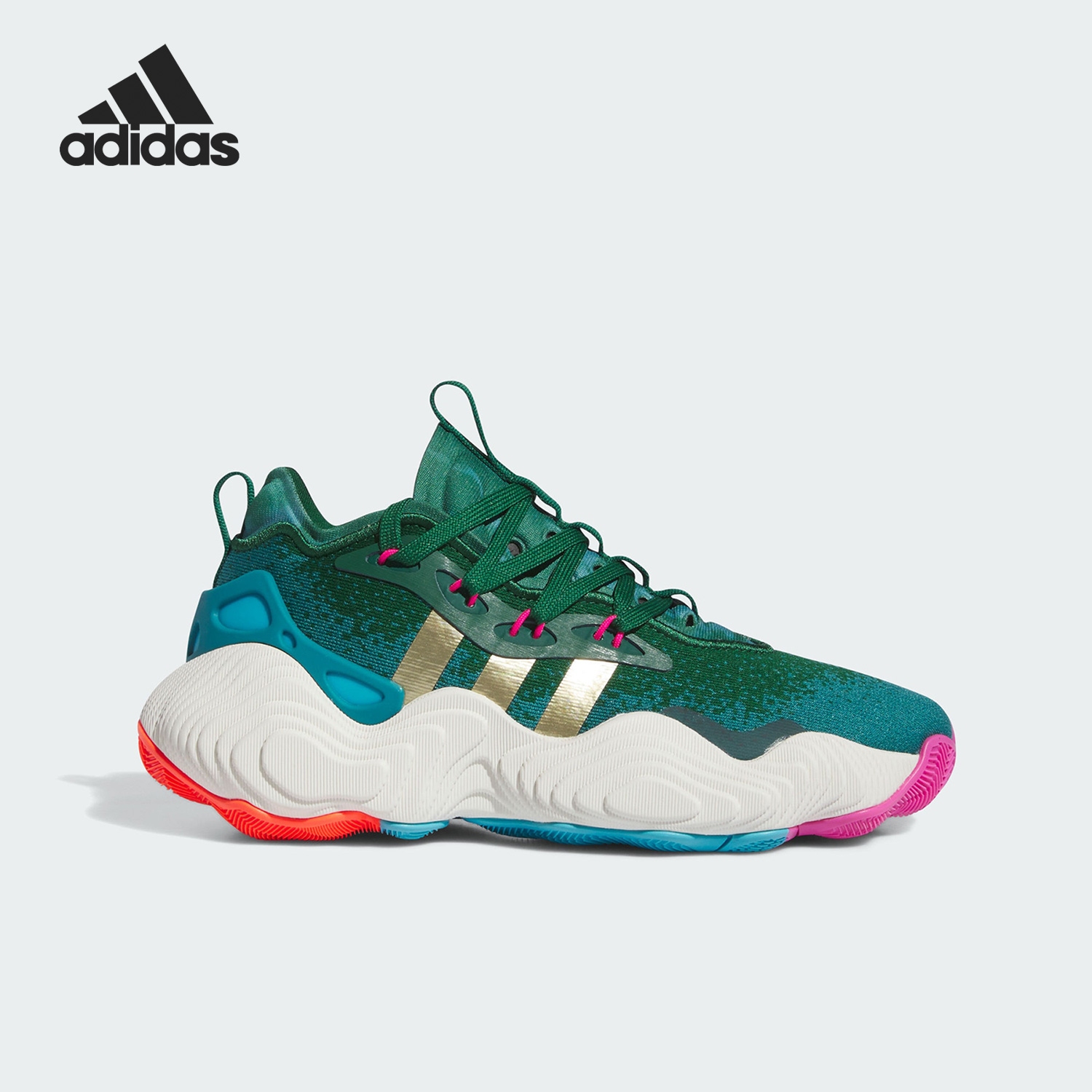 Adidas/阿迪达斯正品当季新款大童时尚运动透气篮球鞋IF2113