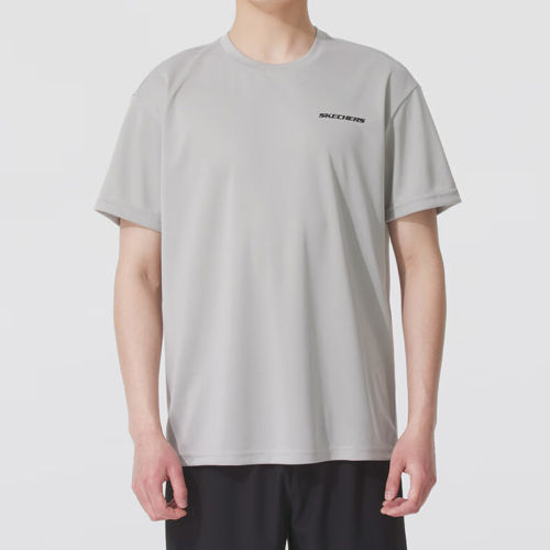 Skechers斯凯奇正品时尚运动系列男女柔软短袖T恤P225U117-02VP