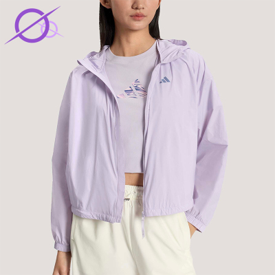 Adidas/阿迪达斯正品春季女士拒水凉感宽松经典休闲外套KS2863