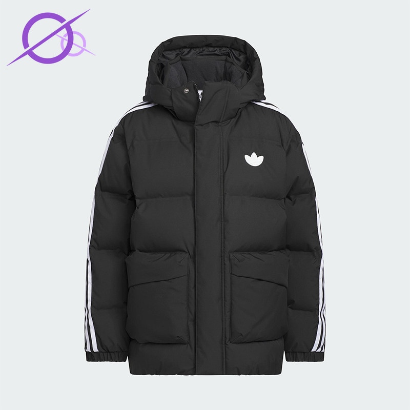 Adidas/阿迪达斯正品三叶草儿童休闲加厚保暖运动羽绒服KC5388