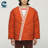 保暖运动棉服KD4030 三叶草男女复古新中式 Adidas 阿迪达斯正品