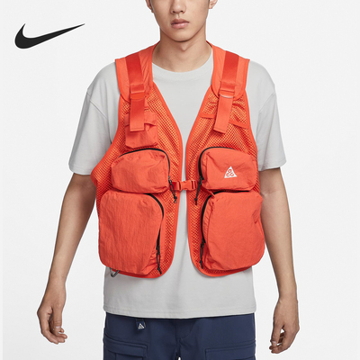 Nike/耐克正品ACG男女款户外机能风多口袋工装马甲FZ5651-809