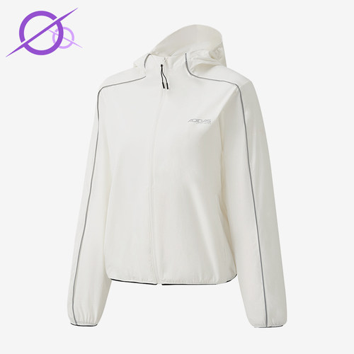 Adidas/阿迪达斯正品女连帽外套户外休闲外出经典夹克外套KQ5374