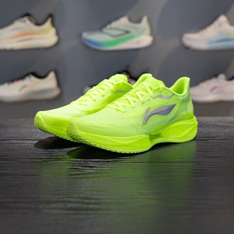 李宁正品超轻23男子轻质缓震耐磨透气运动低帮跑步鞋ARBW017-5