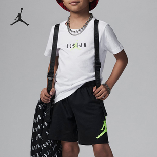 Nike/耐克正品JORDAN小童圆领印花宽松运动套装FQ0575-010
